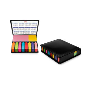 Porta Taco con Señaladores y Post-it (Sin Calendario)