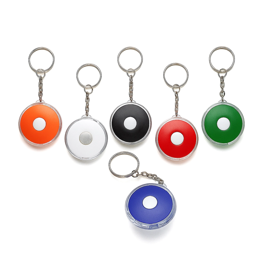 Llavero Redondo con Linterna LED